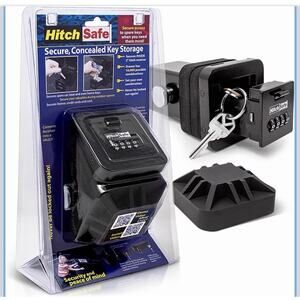 HitchSafe HS7000 Key Vault | Hidden Trailer Hitch Safe for Secure Key Storage